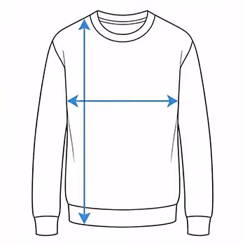 plantilla medidas sudaderas