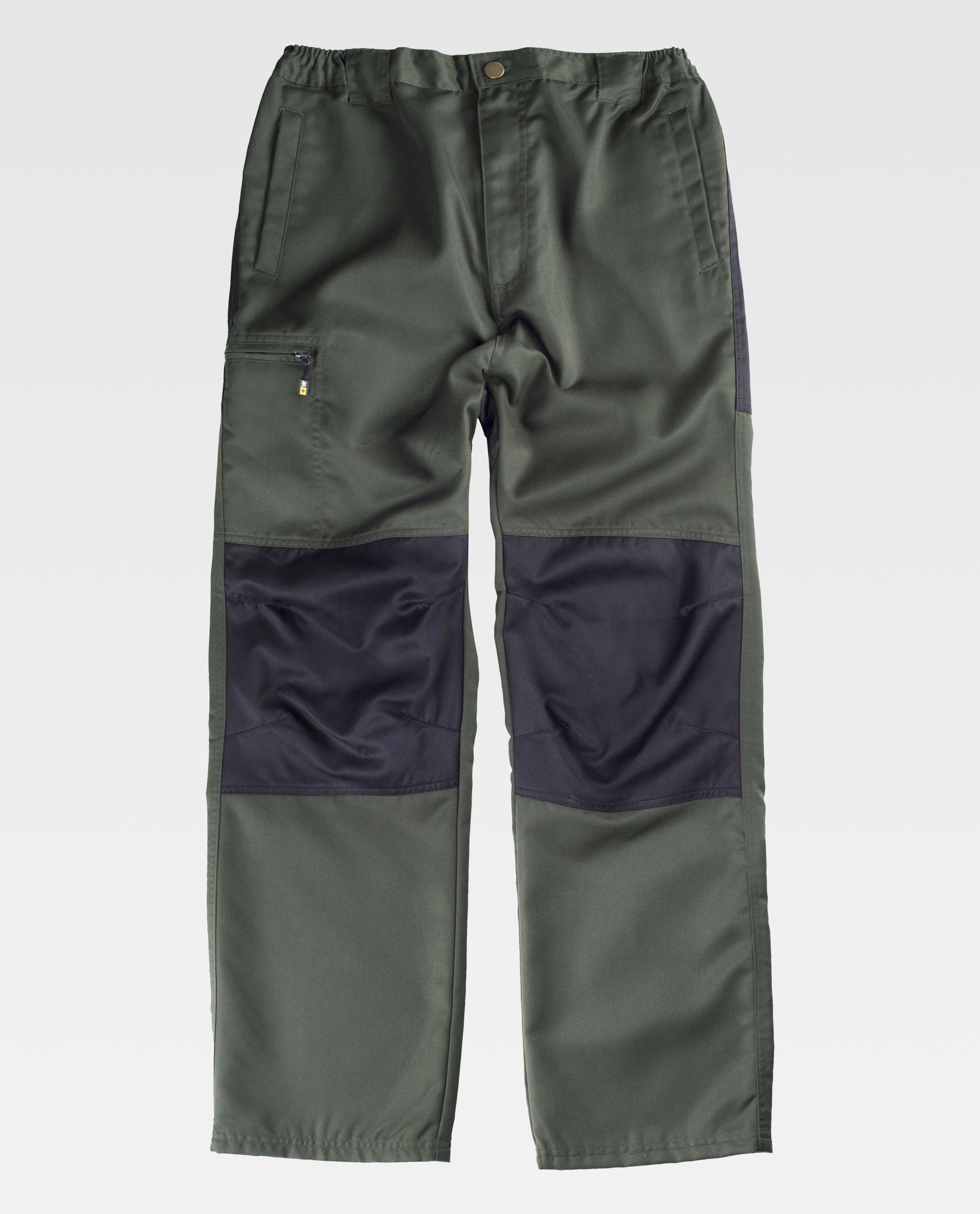 Verde kaki-Negro