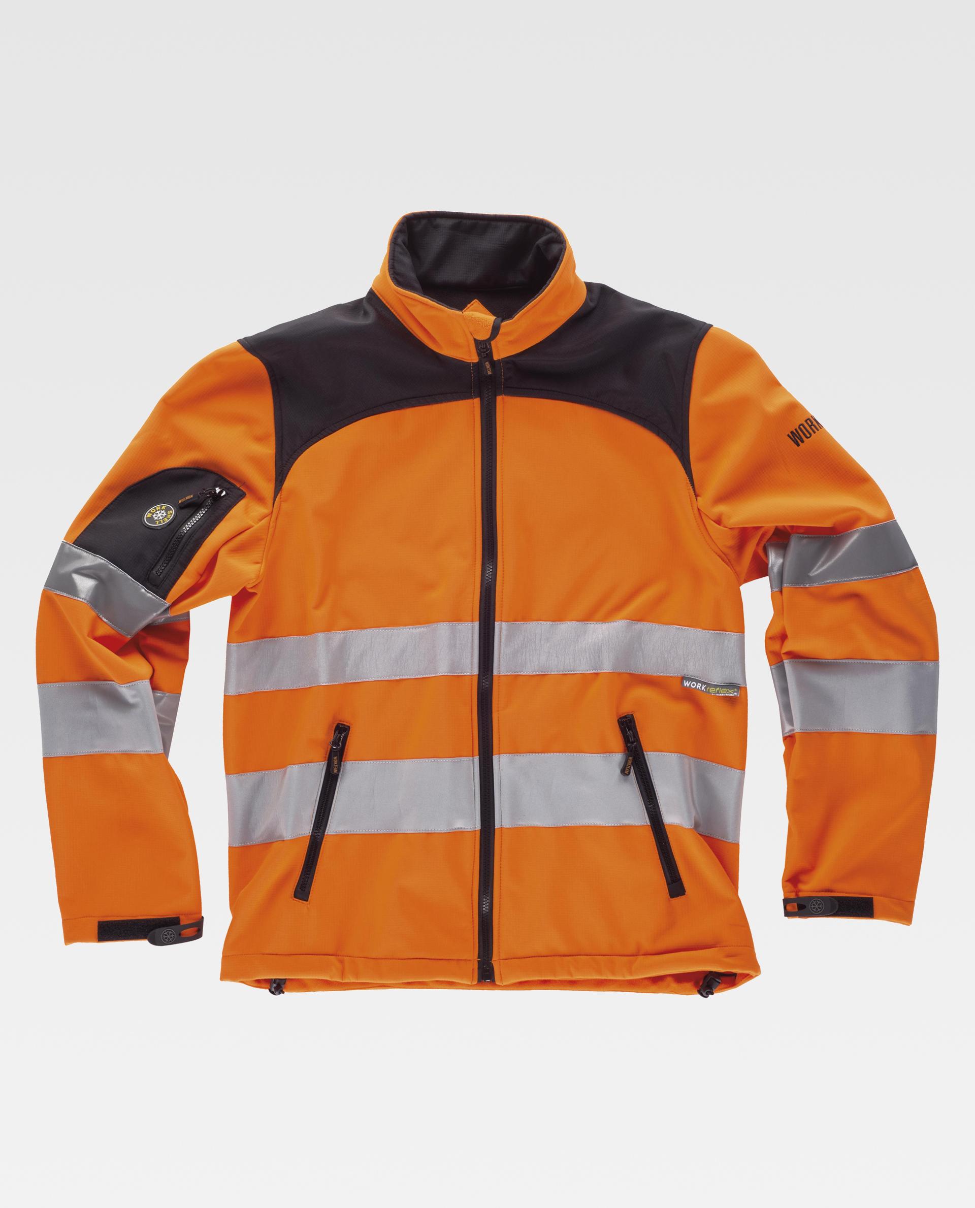 Naranja fluor- Negro