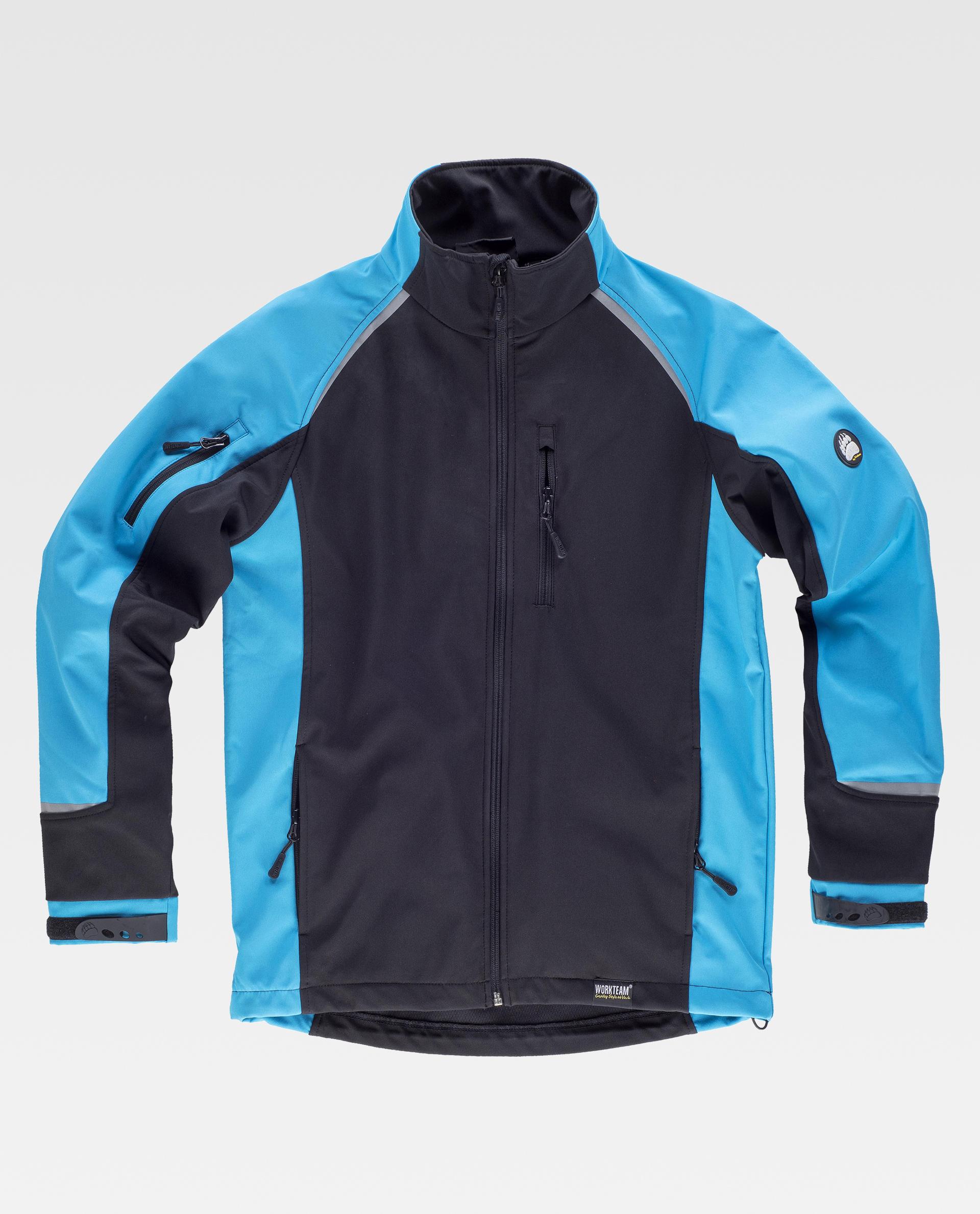 Negro-Azul fluor