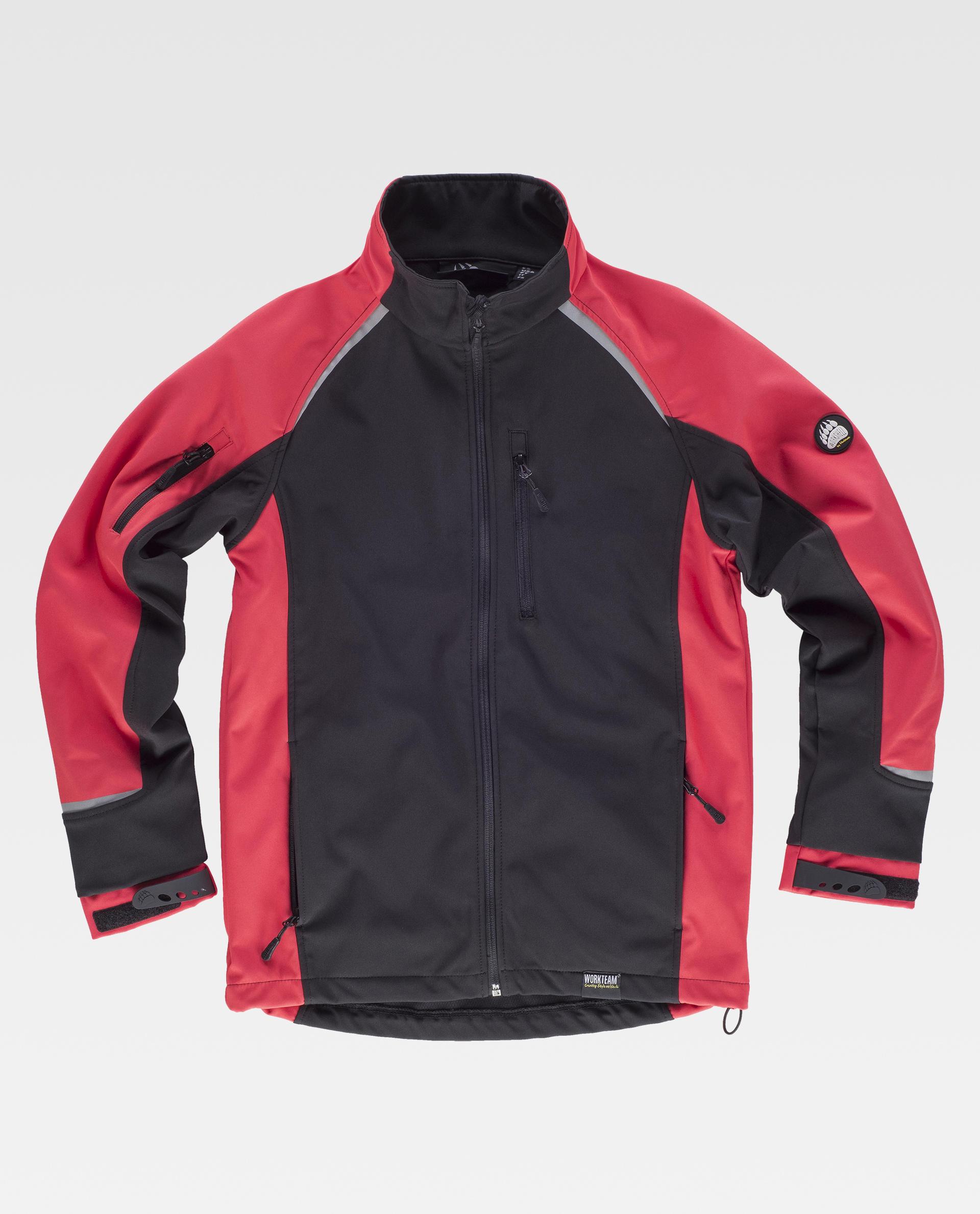 Negro-Rojo fluor