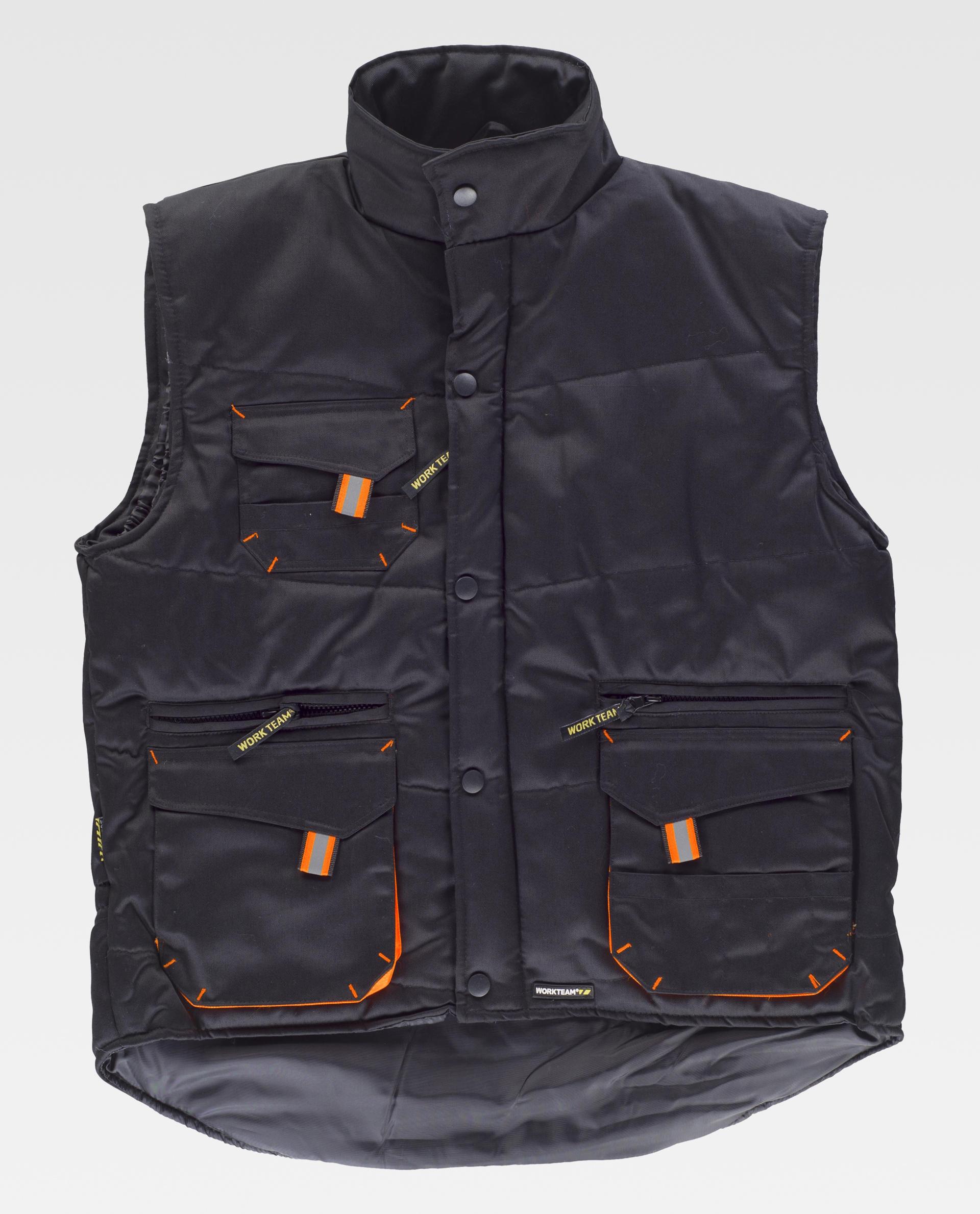 Negro-Naranja fluor