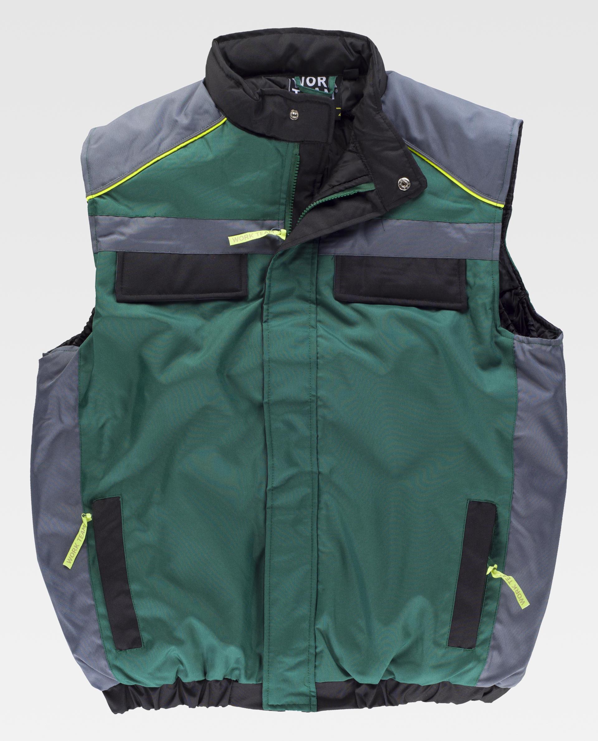 Verde-Gris Oscuro-Negro