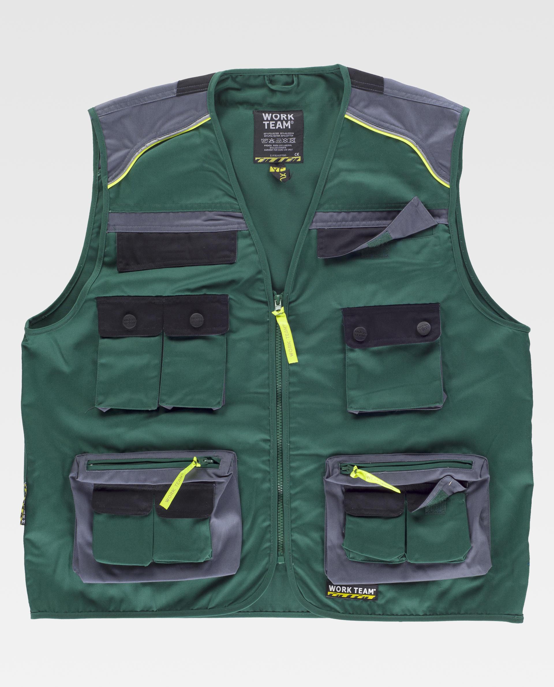 Verde-Gris Oscuro-Negro