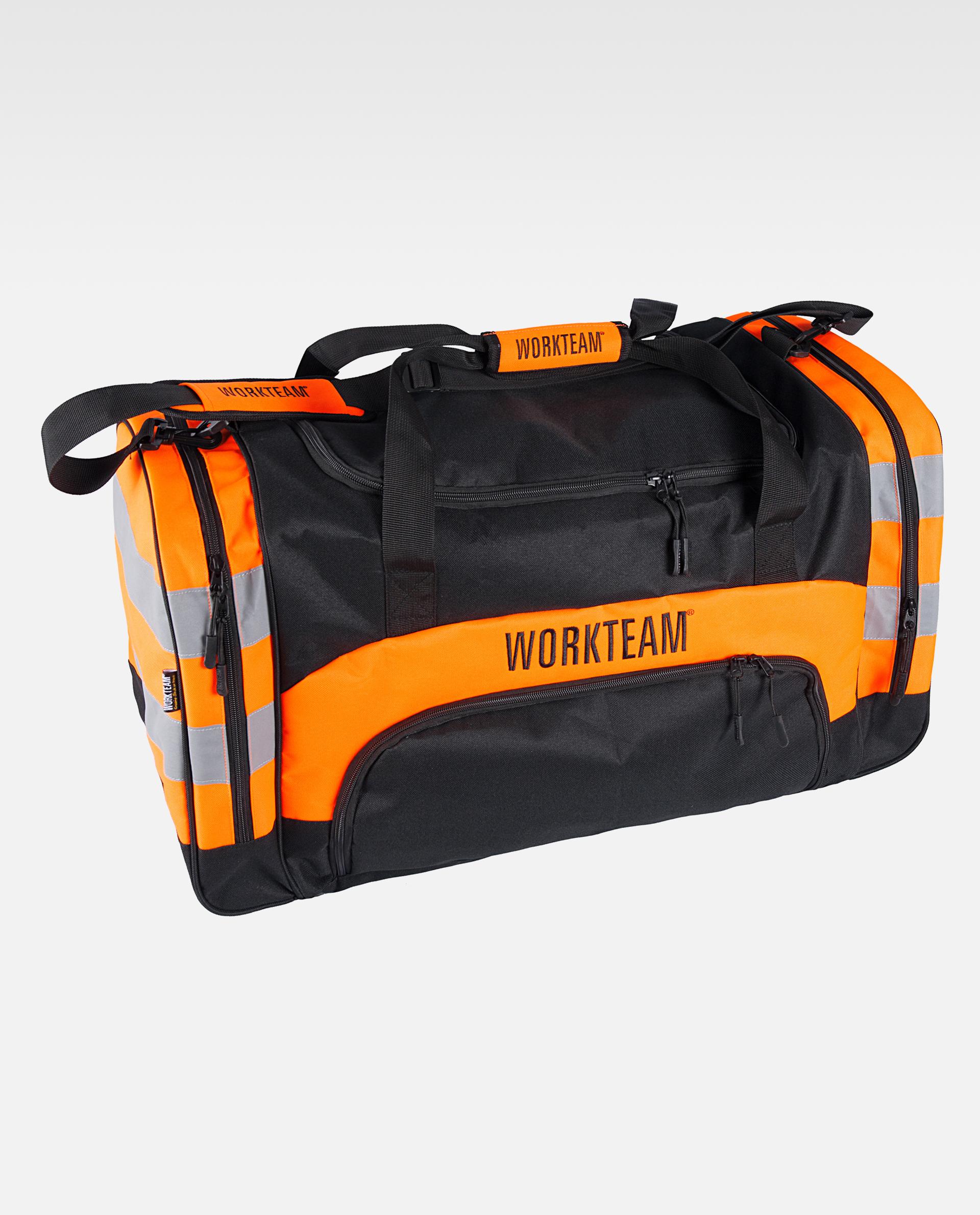 Naranja fluor- Negro