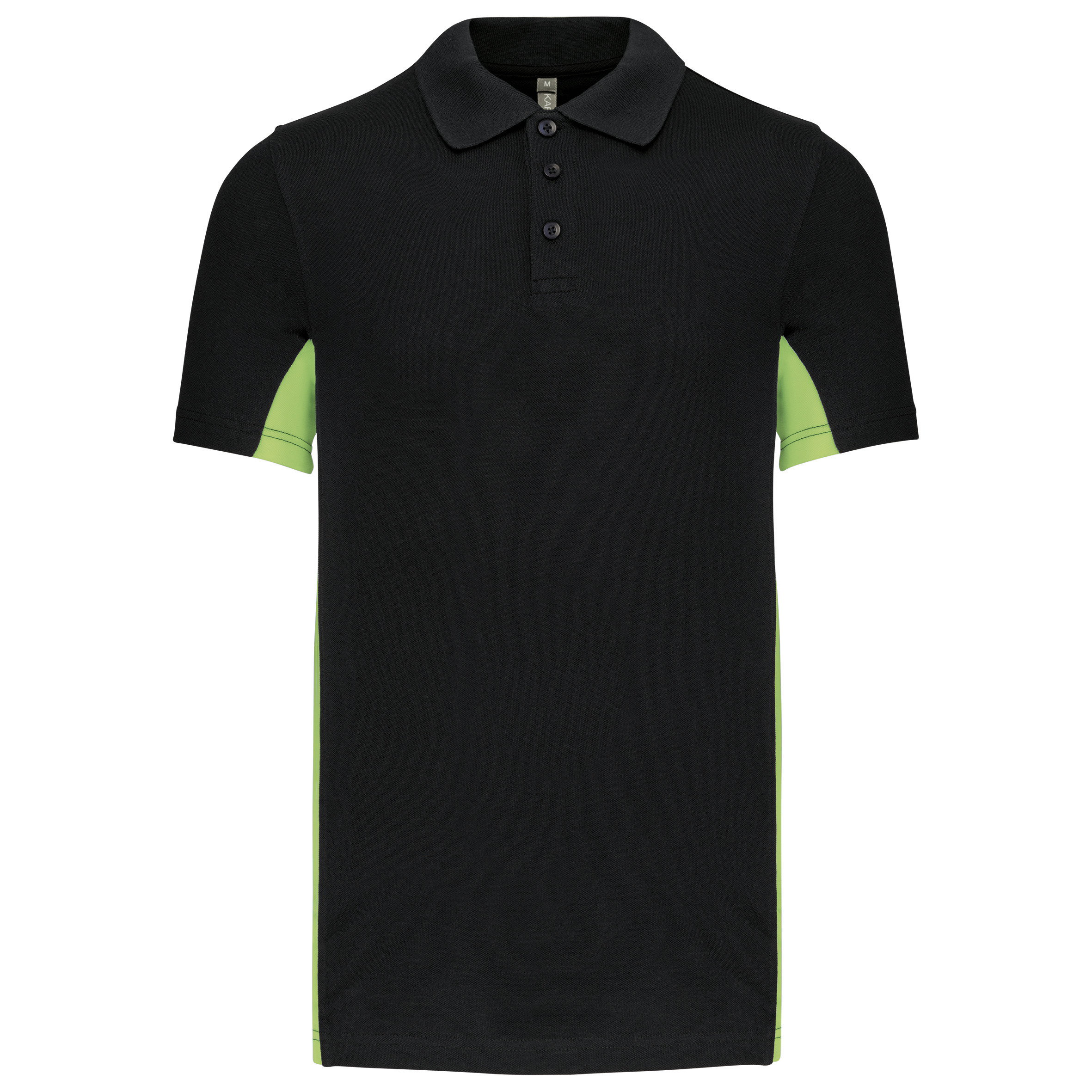 black/lime