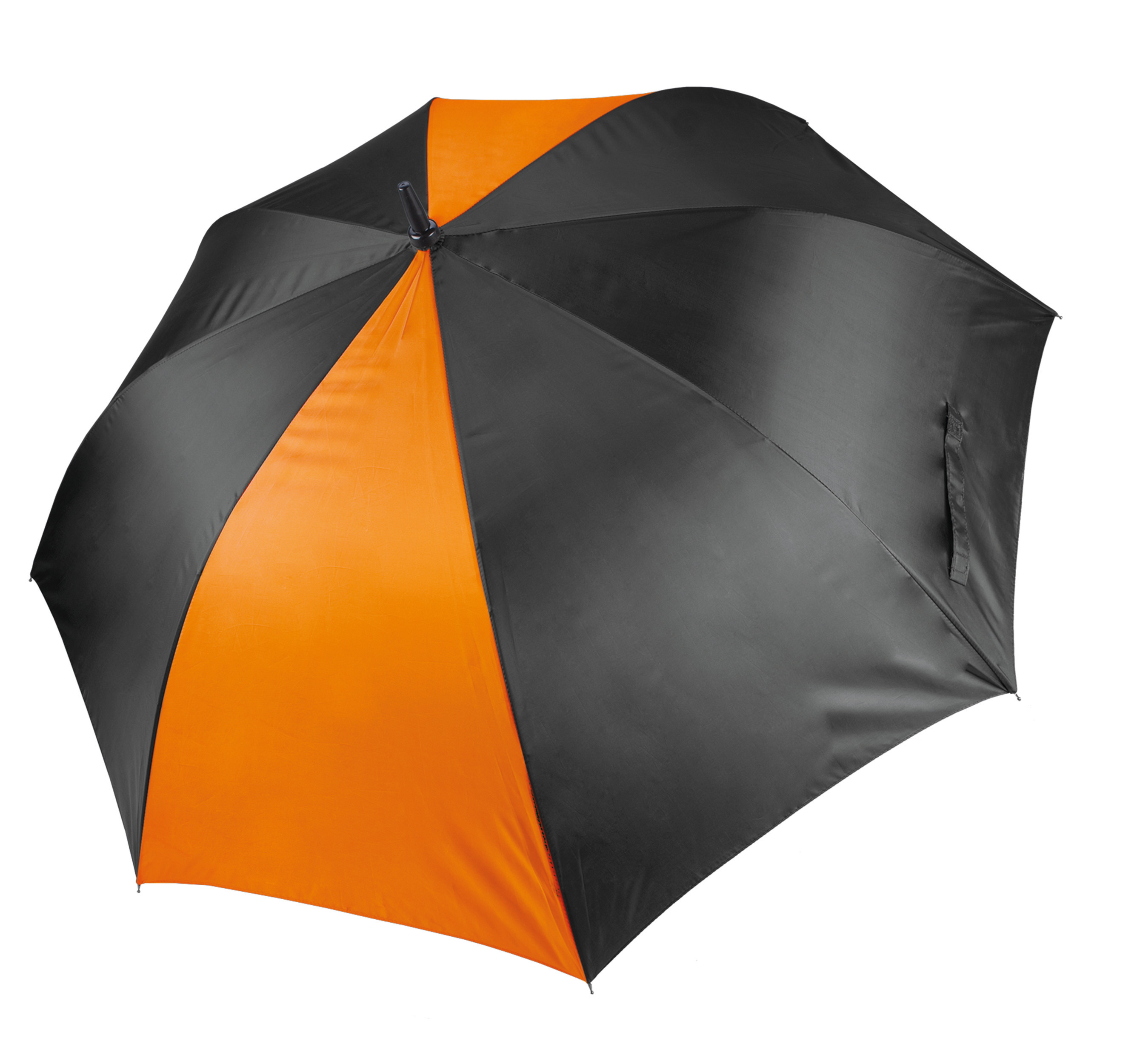 black/orange