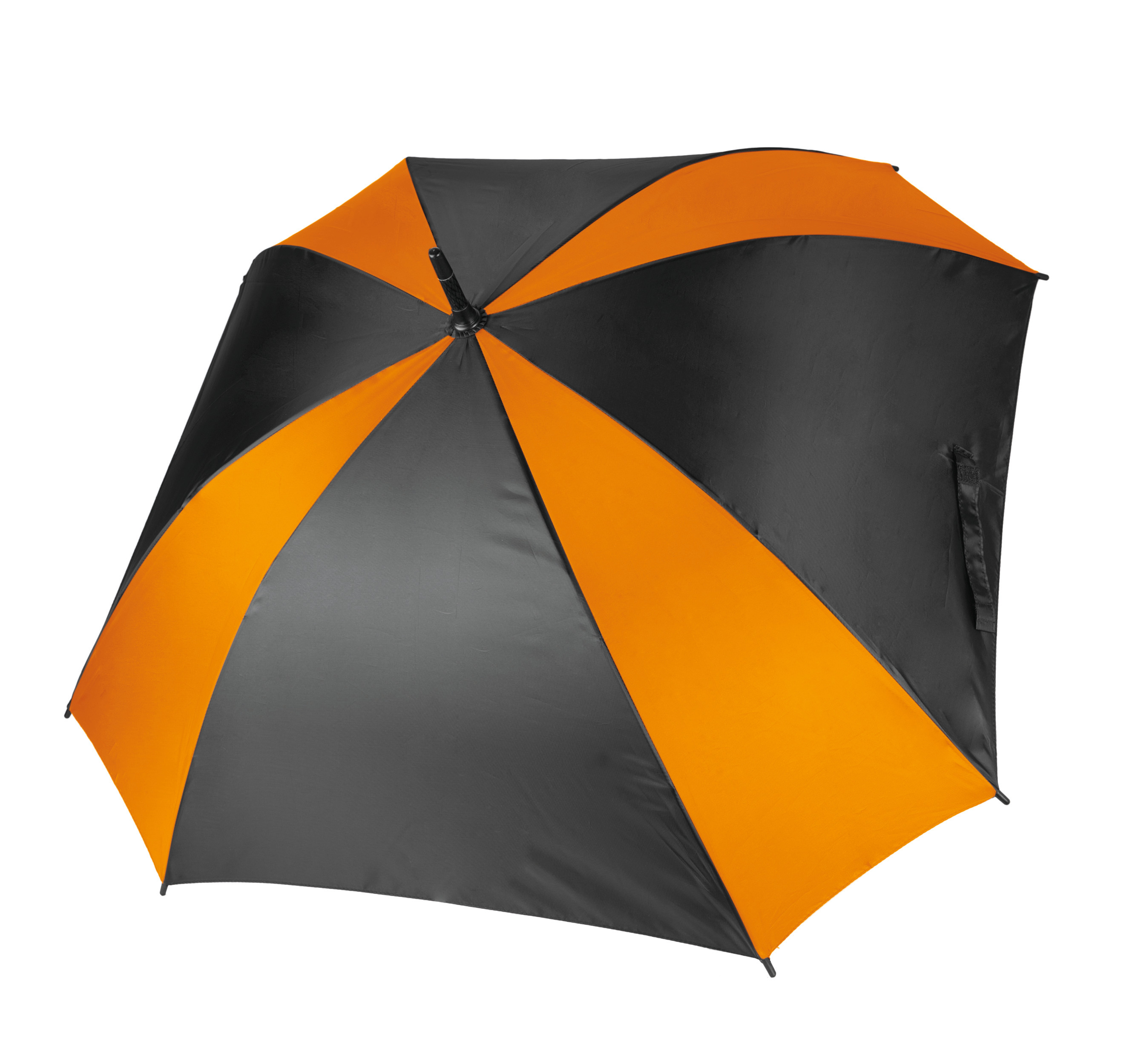 black/orange