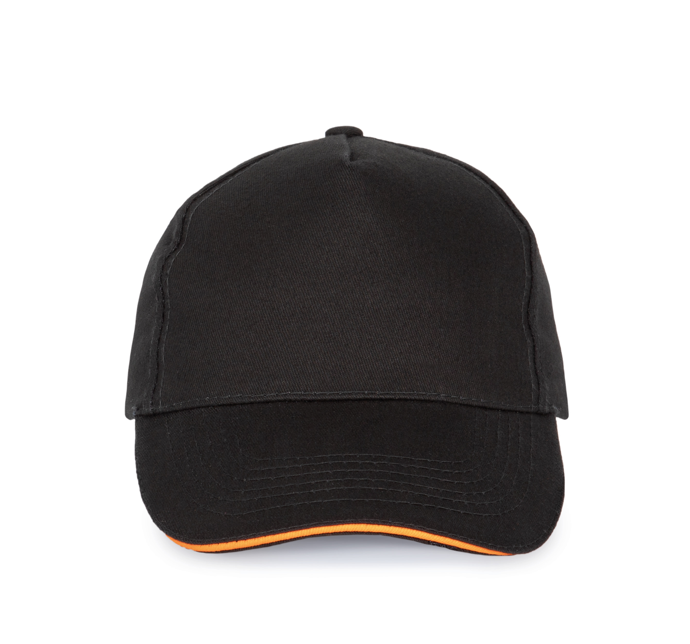 black/orange