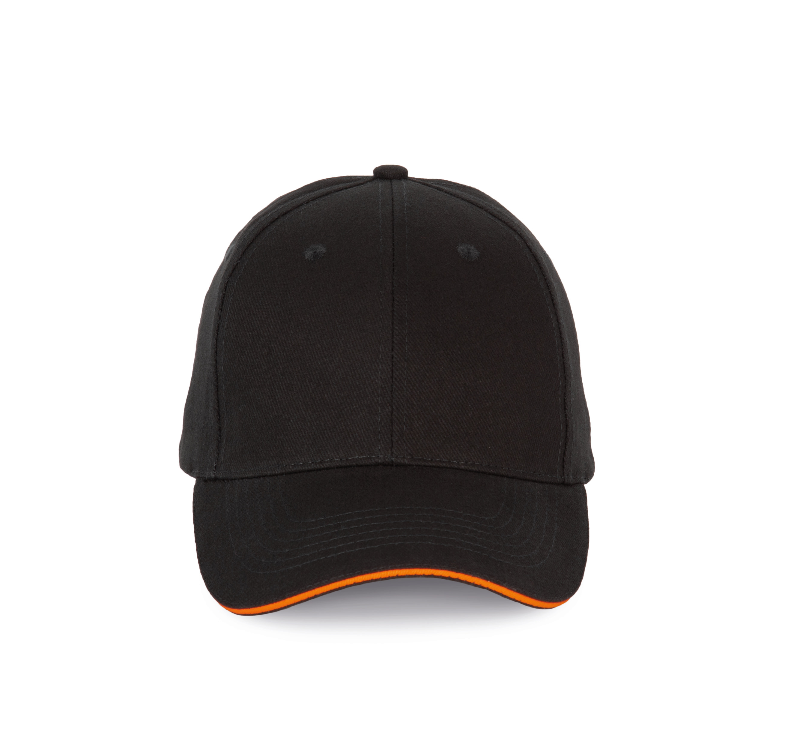 black/orange
