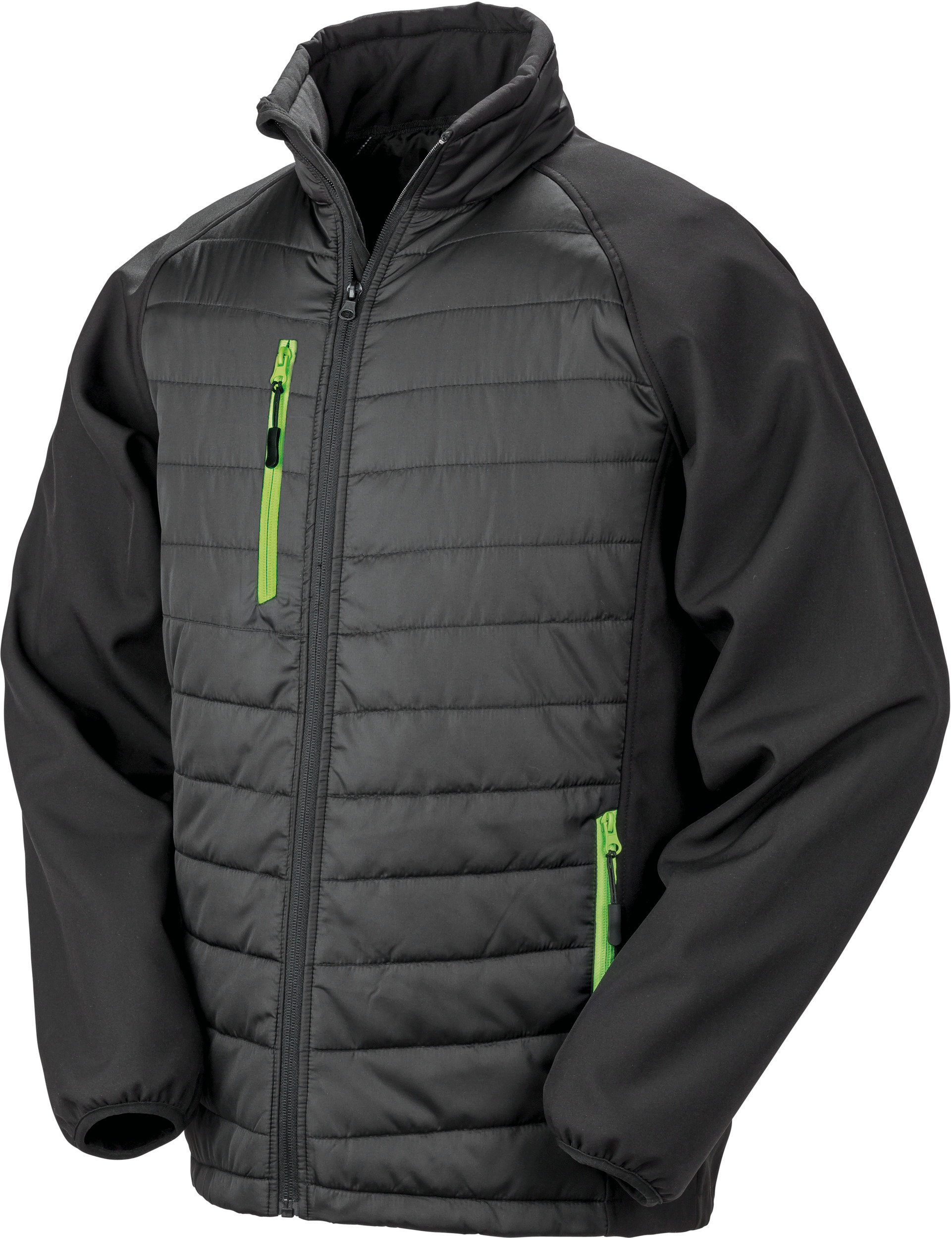 black/lime