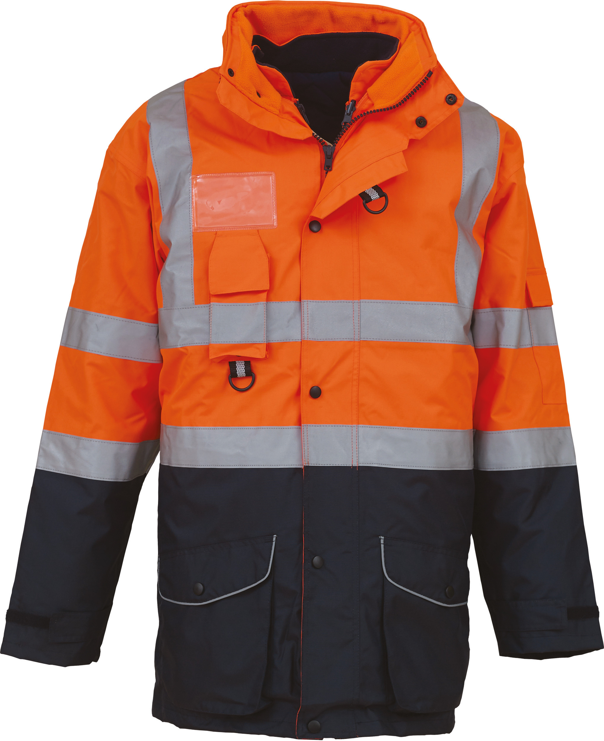 hi vis orange/navy